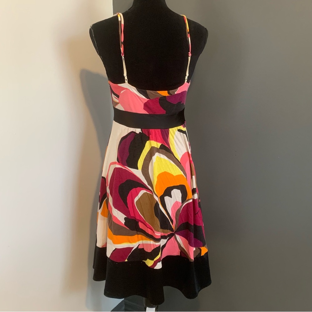 Express Colorful Abstract Midi Dress - Picture 2 of 3